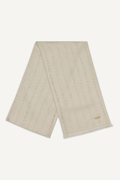 MODERN DOT METALLIC WRAP Tobacco | DKNY