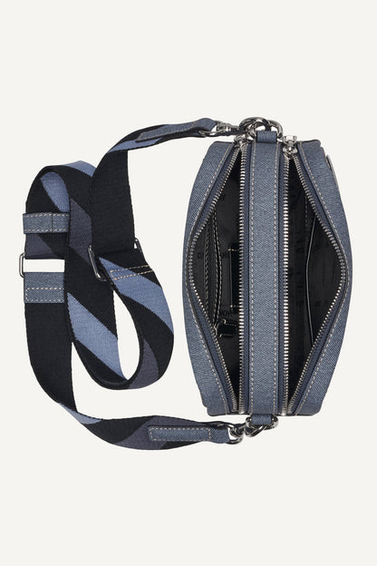 NESSA DENIM CROSSBODY BAG Denim | DKNY