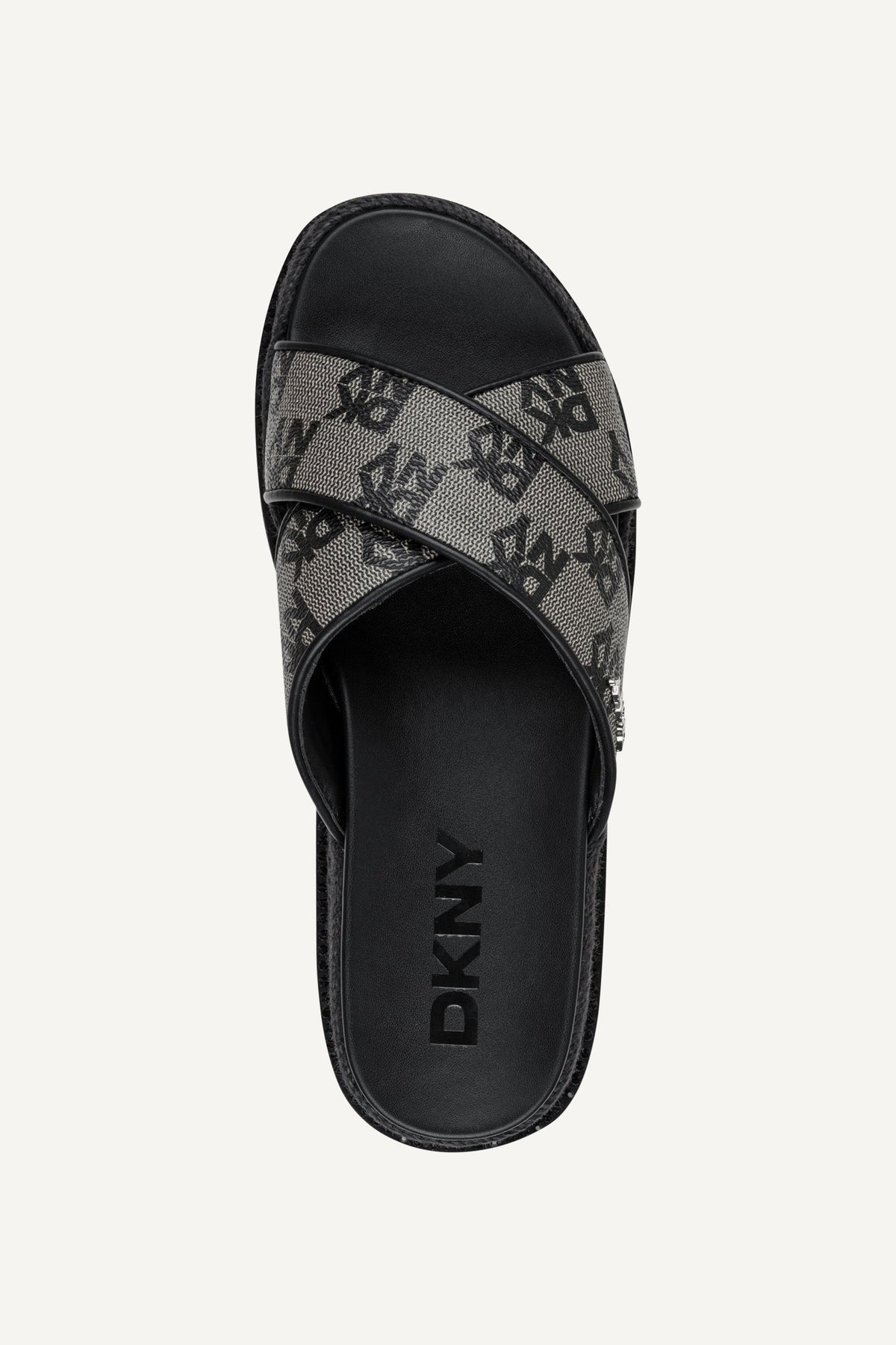 BERRIS X BAND WEDGE ESPADRILLE Black | DKNY