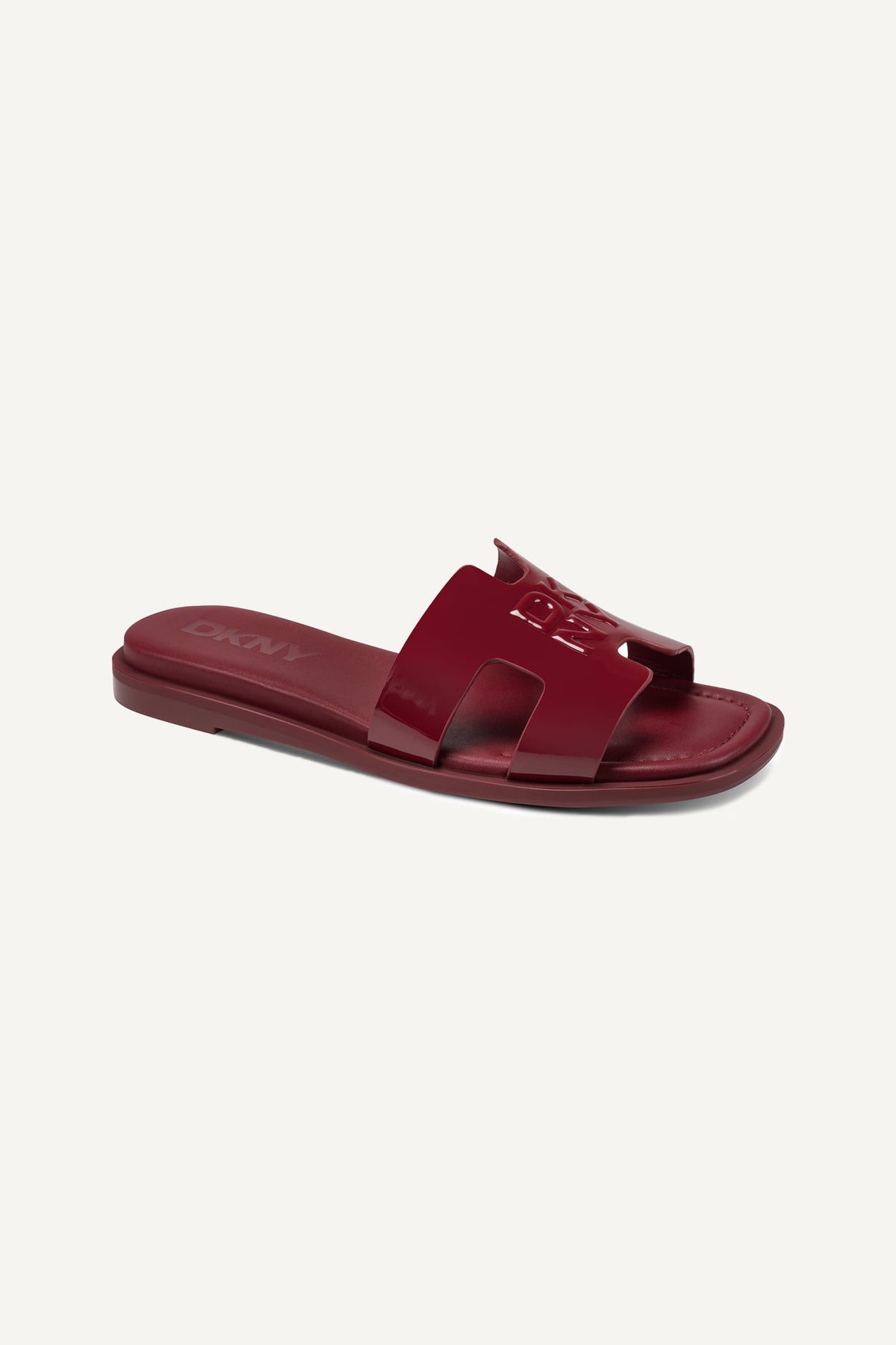 COLUMBA FLAT SLIDE Black | DKNY