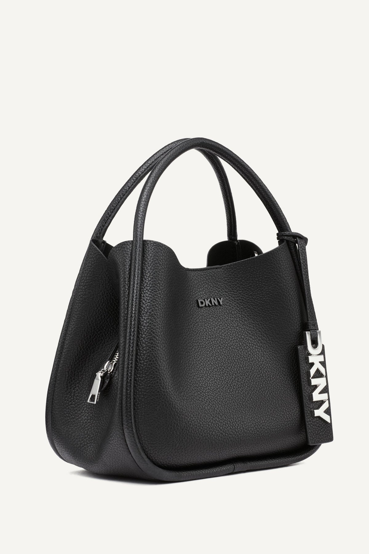 CAPRI MEDIUM HOBO BAG Marshmallow | DKNY