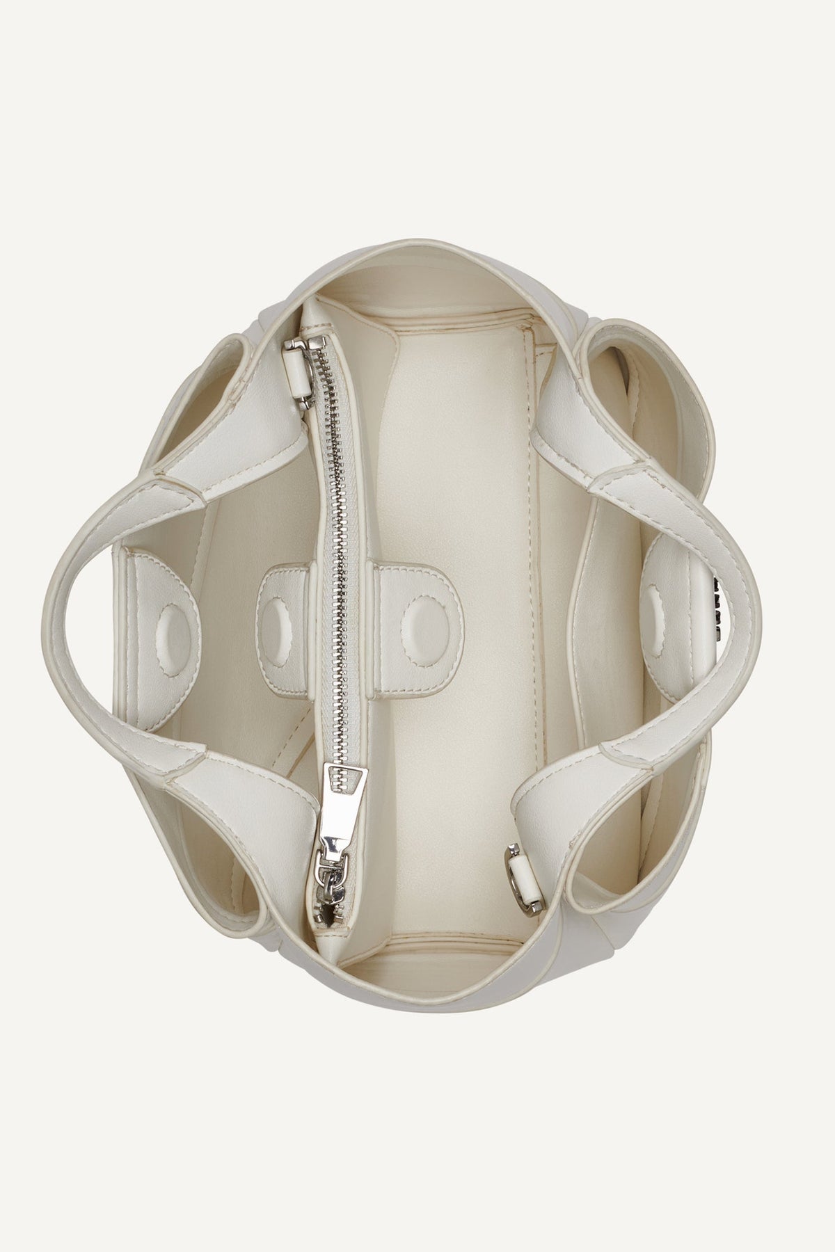 WILLA COLOR-BLOCK MINI SATCHEL Marshmallow | DKNY
