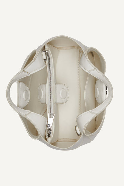 WILLA COLOR-BLOCK MINI SATCHEL Marshmallow | DKNY