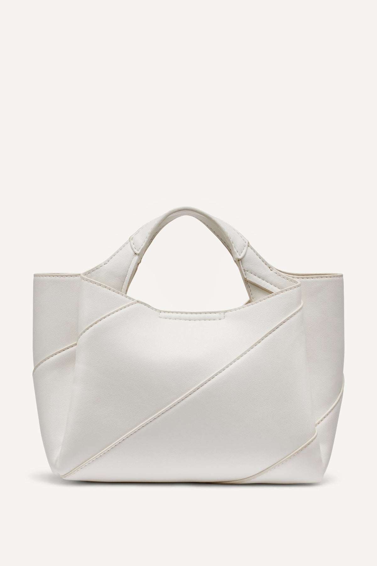 WILLA COLOR-BLOCK MINI SATCHEL Marshmallow | DKNY