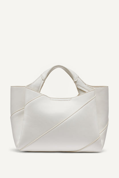 WILLA COLOR-BLOCK MINI SATCHEL Marshmallow | DKNY