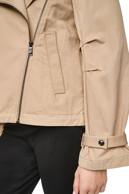 MORNINGSIDE BIKER JACKET Travertine | DKNY