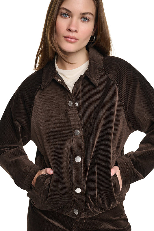 RAGLAN SLEEVE BUBBLE JACKET Eggnog | DKNY