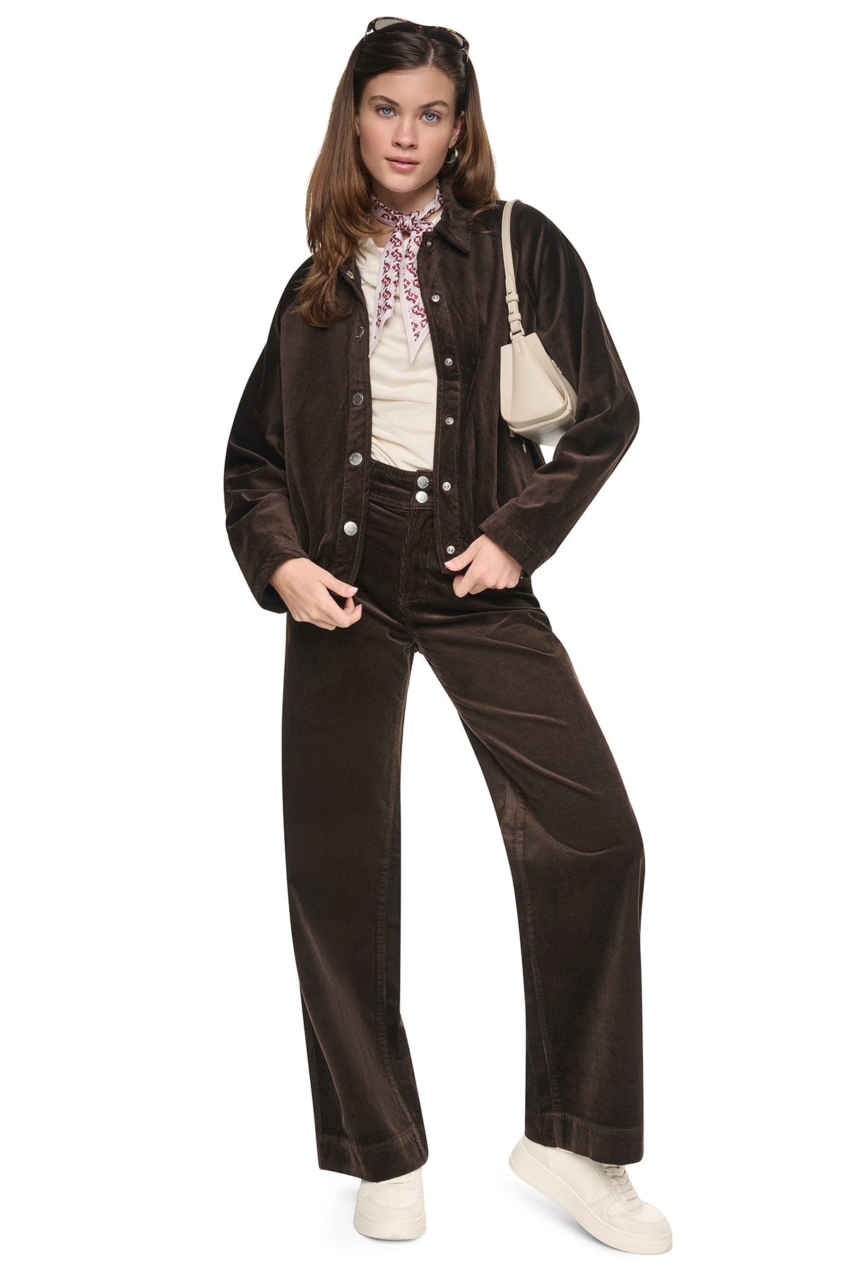 RAGLAN SLEEVE BUBBLE JACKET Eggnog | DKNY