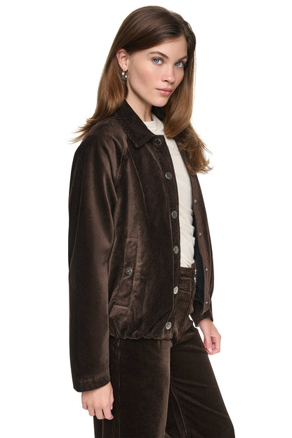 RAGLAN SLEEVE BUBBLE JACKET Eggnog | DKNY