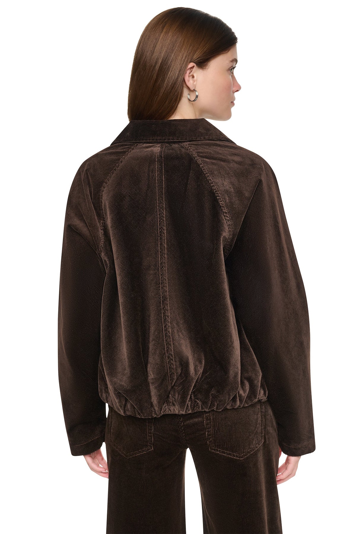 RAGLAN SLEEVE BUBBLE JACKET Eggnog | DKNY