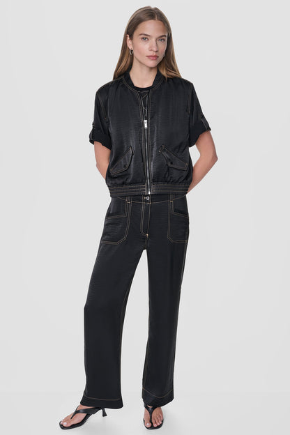 CONTRAST STITCH JACKET Dune | DKNY