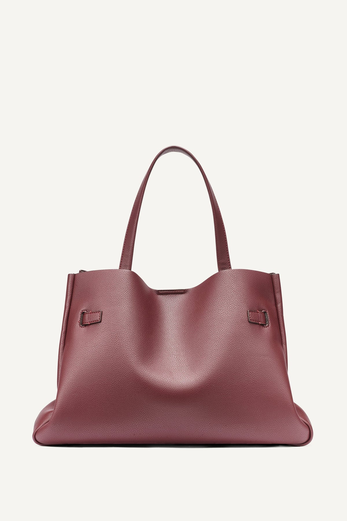 BRYAR LARGE SATCHEL Aged Wine | DKNY
