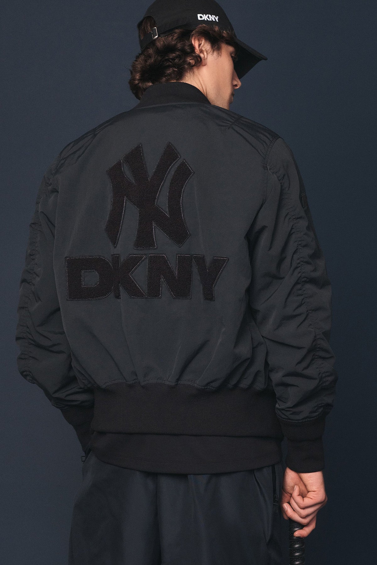 DKNY X YANKEES PLAYER’S JACKET Black | DKNY