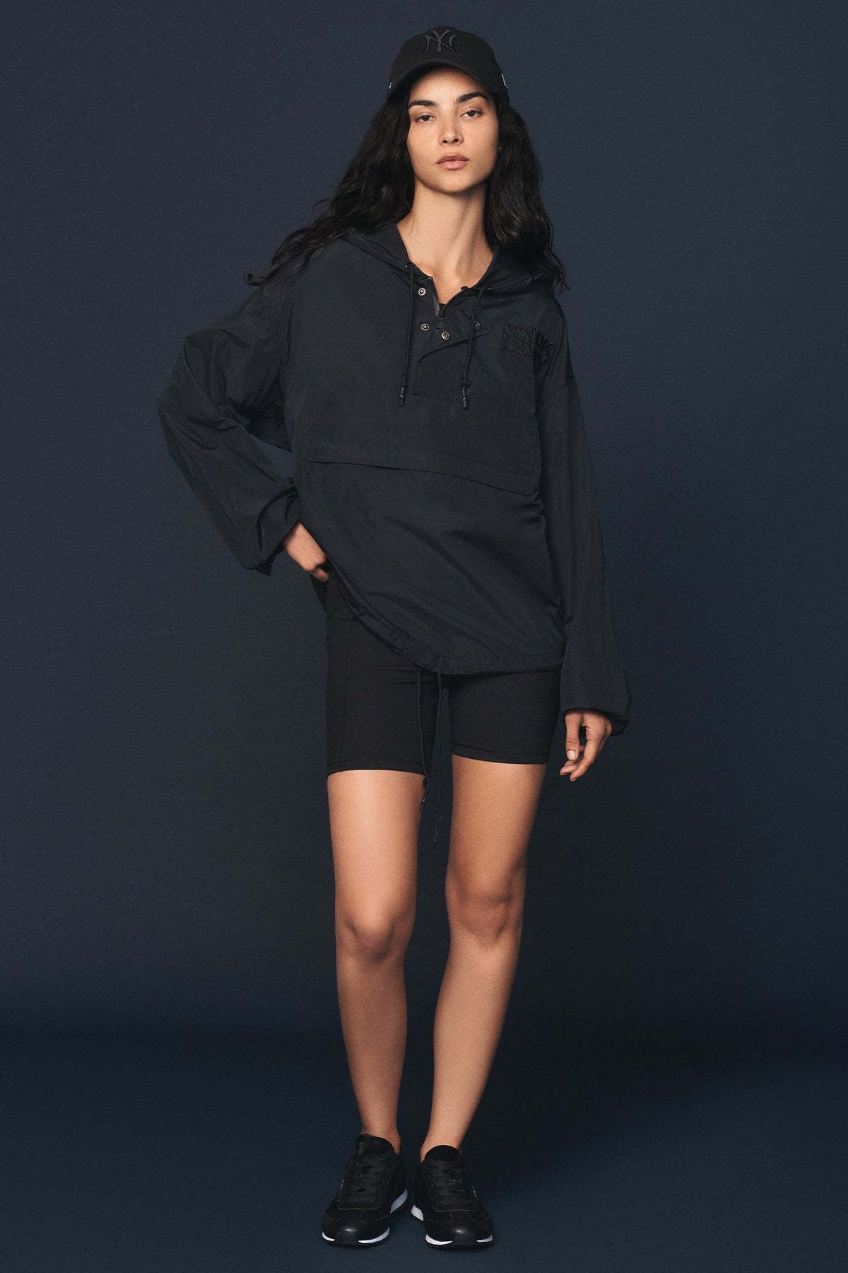 DKNY X YANKEES HALF-ZIP JACKET Black | DKNY