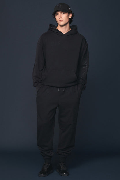 DKNY X YANKEES EMBELLISHED HOODIE Black | DKNY