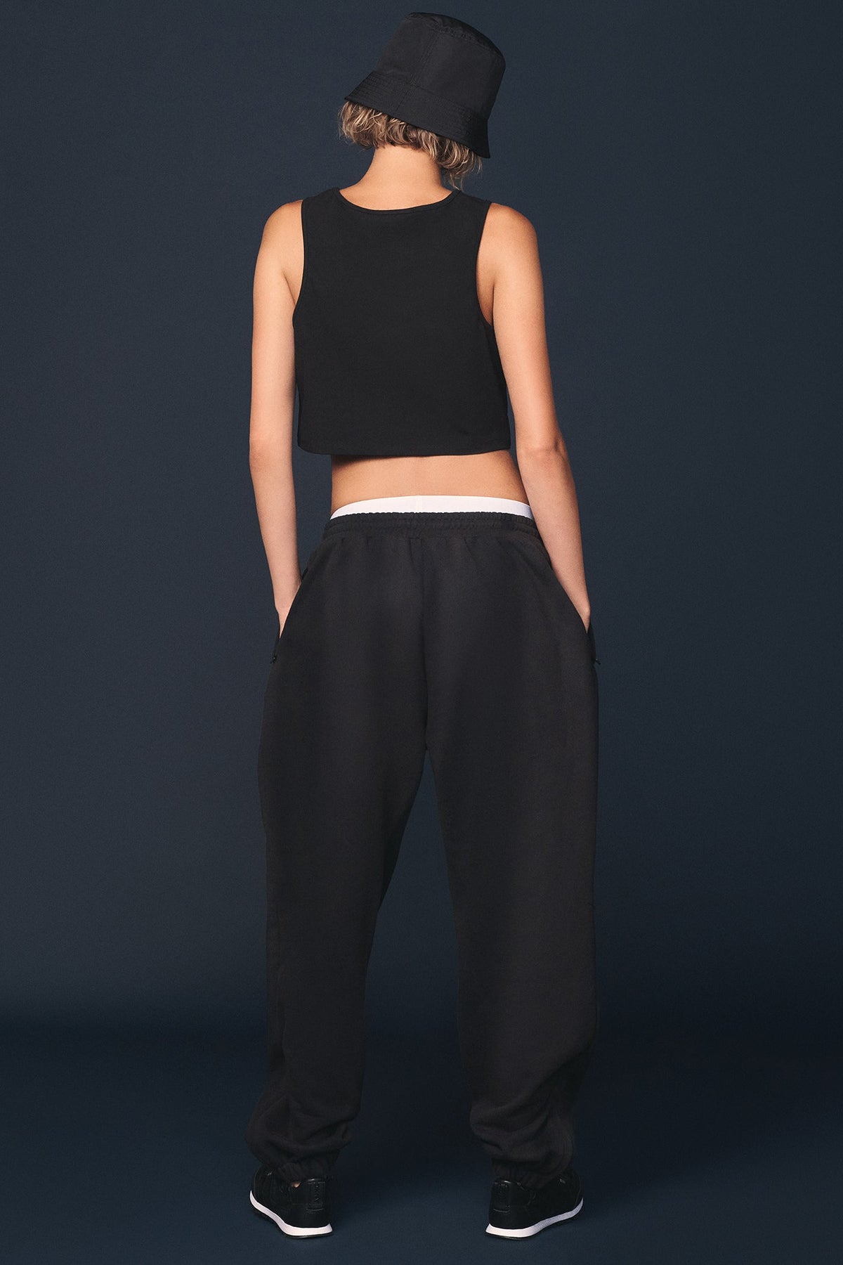DKNY X YANKEES EMBELLISHED TRACK PANT Black | DKNY
