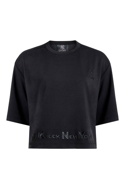 DKNY X YANKEES CROPPED TEE Black | DKNY
