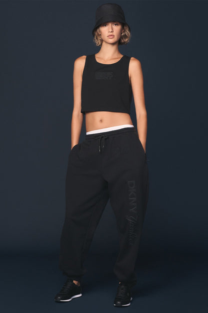 DKNY X YANKEES CROPPED TANK Black | DKNY