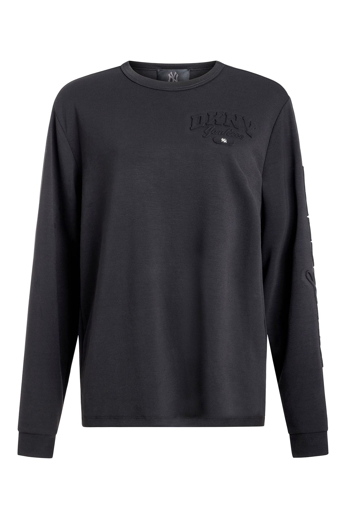 DKNY X YANKEES EMBOSSED TEE Black | DKNY