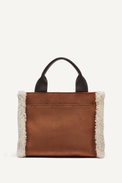 HADLEE SMALL LOGO TOTE Coffee Bean | DKNY