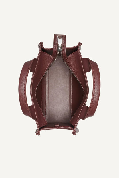 HADLEE SMALL LOGO TOTE AGED WINE | DKNY