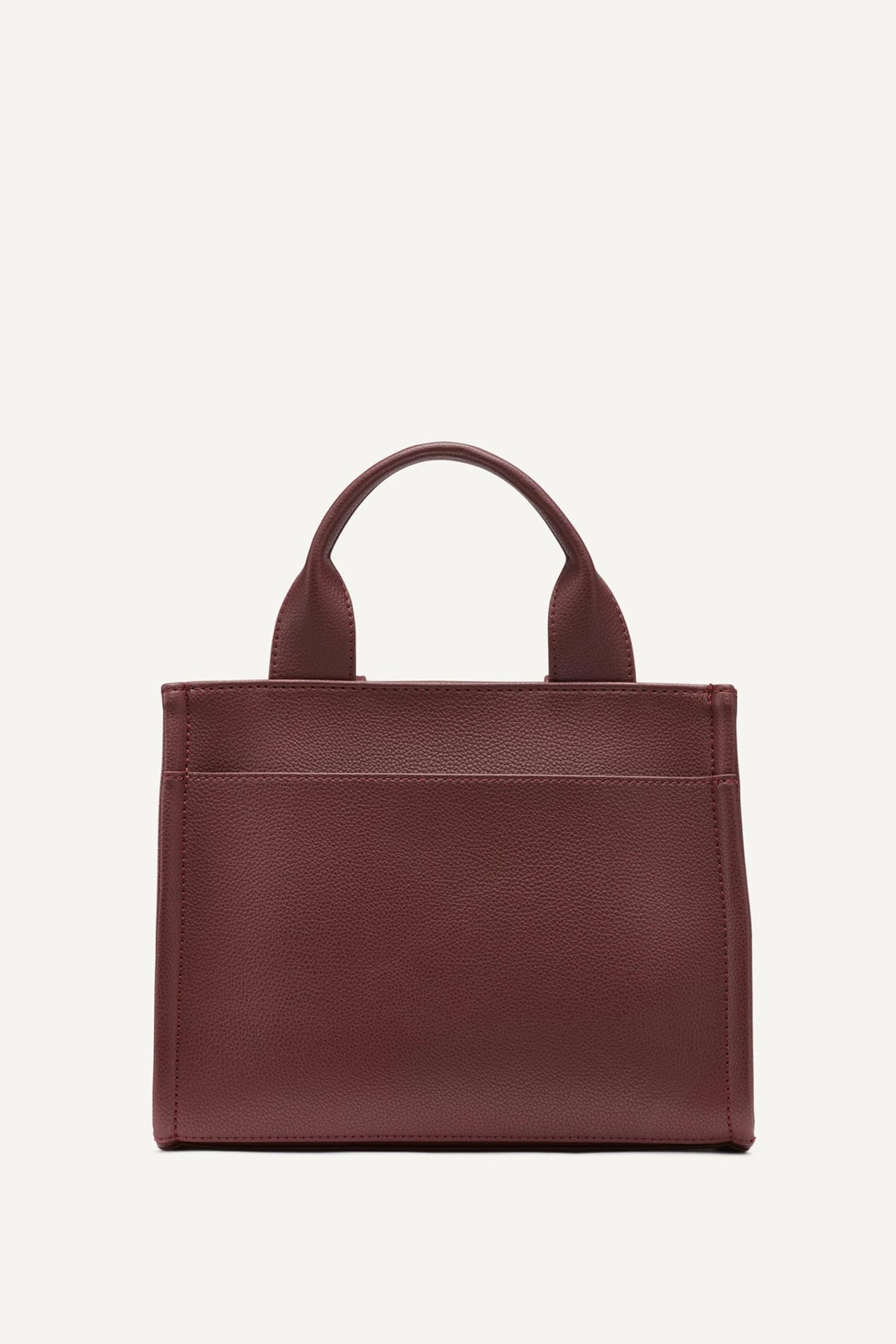 HADLEE SMALL LOGO TOTE AGED WINE | DKNY