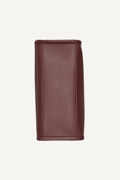 HADLEE SMALL LOGO TOTE AGED WINE | DKNY