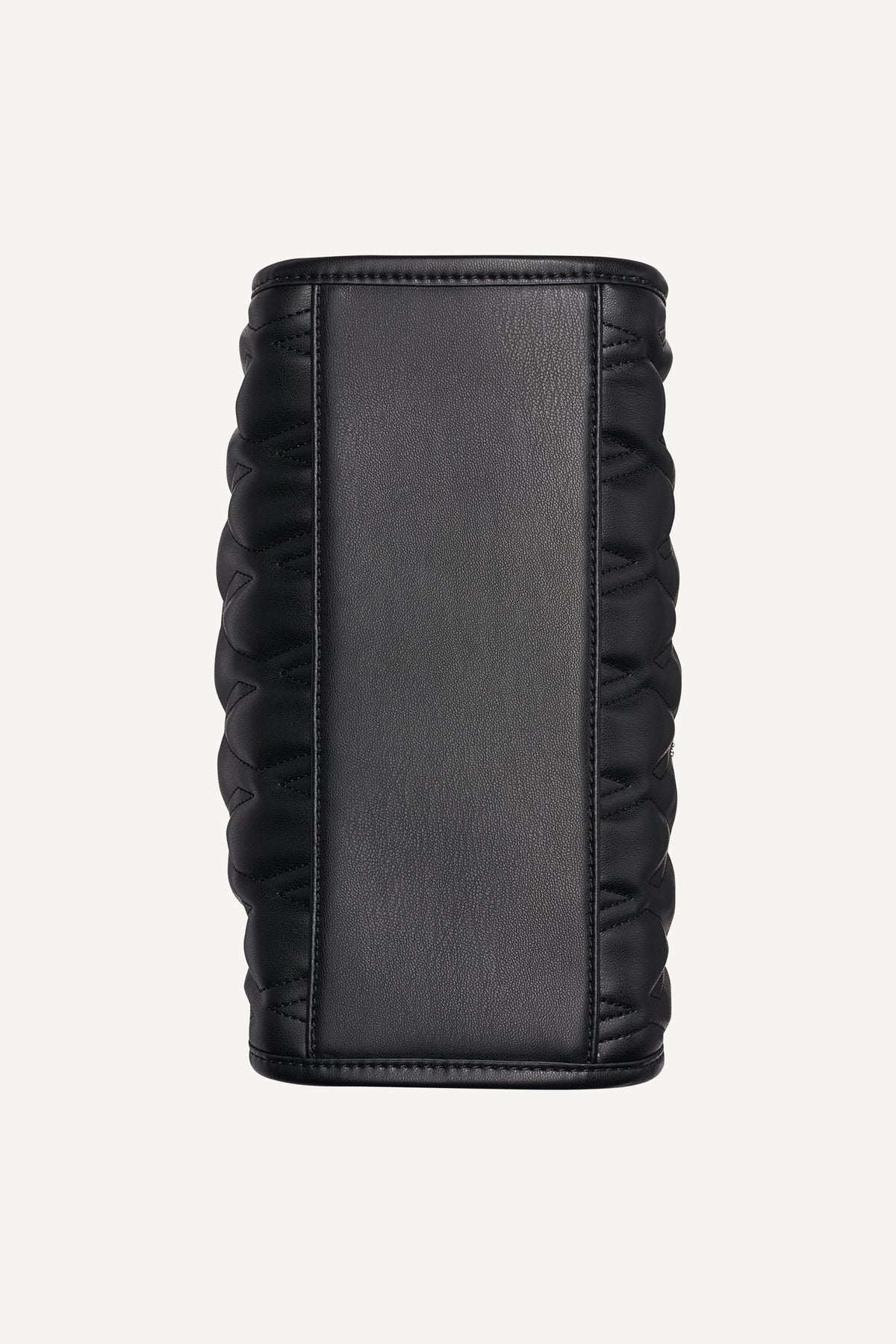 HADLEE SMALL QUILTED LOGO TOTE Black/Silver | DKNY