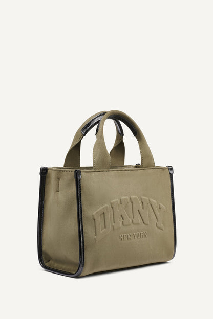 HADLEE SMALL LOGO TOTE Army Green | DKNY