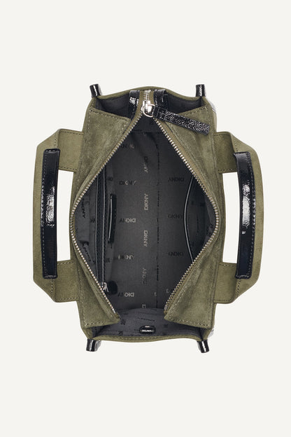 HADLEE SMALL LOGO TOTE Army Green | DKNY