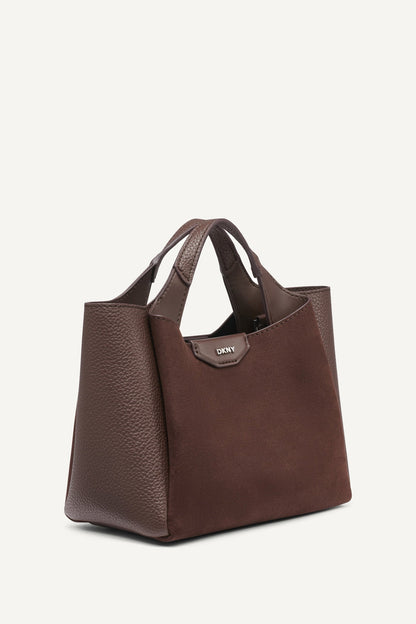 WILLA MINI SATCHEL CHOCOLATE | DKNY