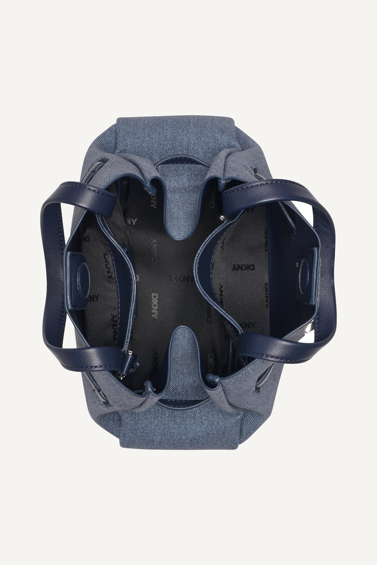 BRYAR DENIM SMALL SATCHEL Denim | DKNY