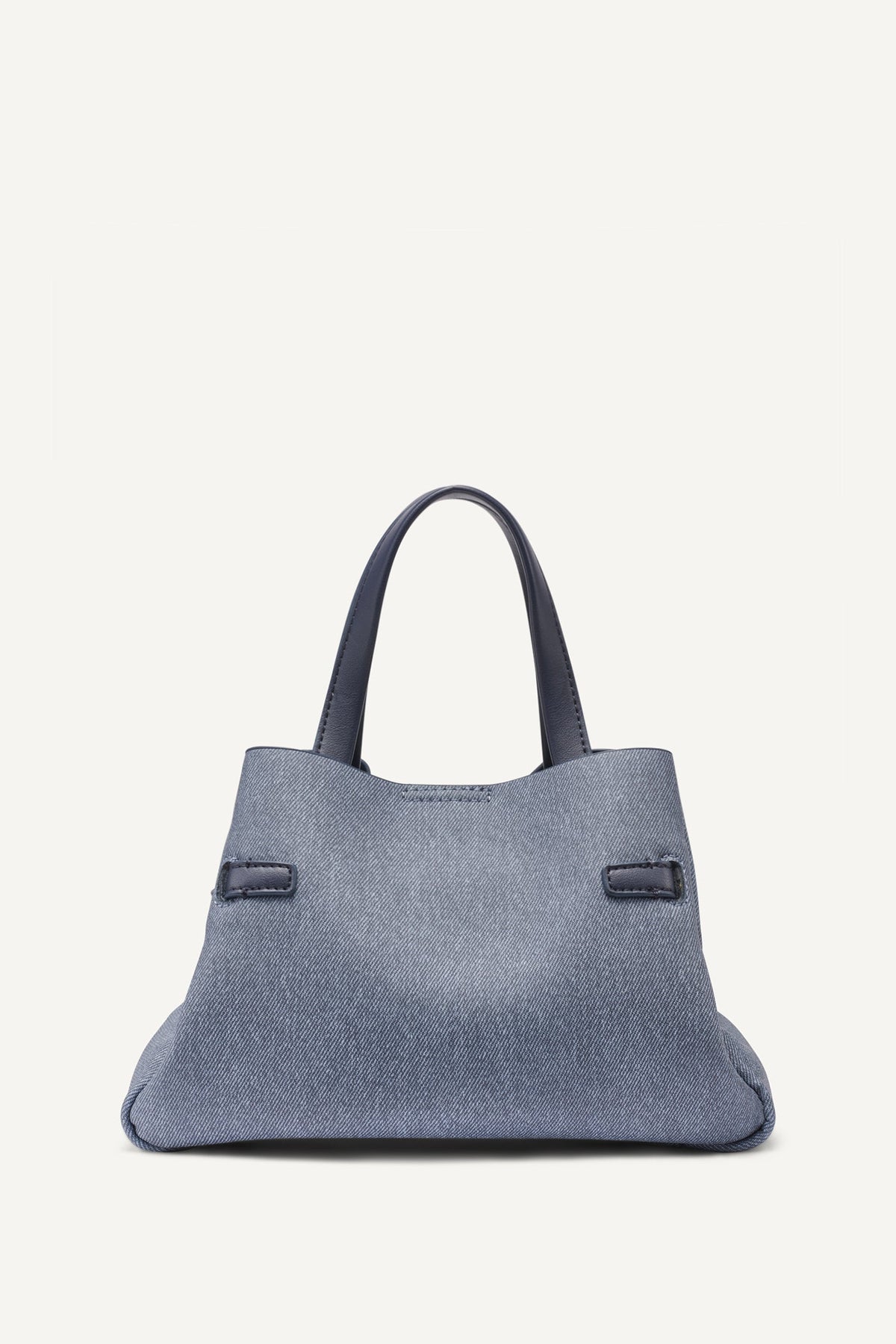 BRYAR DENIM SMALL SATCHEL Denim | DKNY