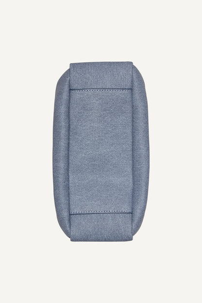BRYAR DENIM SMALL SATCHEL Denim | DKNY