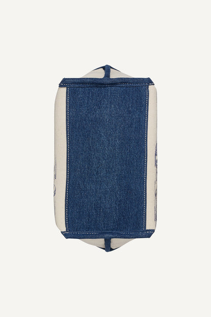 BRADY CANVAS SMALL GRAFFITI LOGO CROSSBODY BAG Natural | DKNY