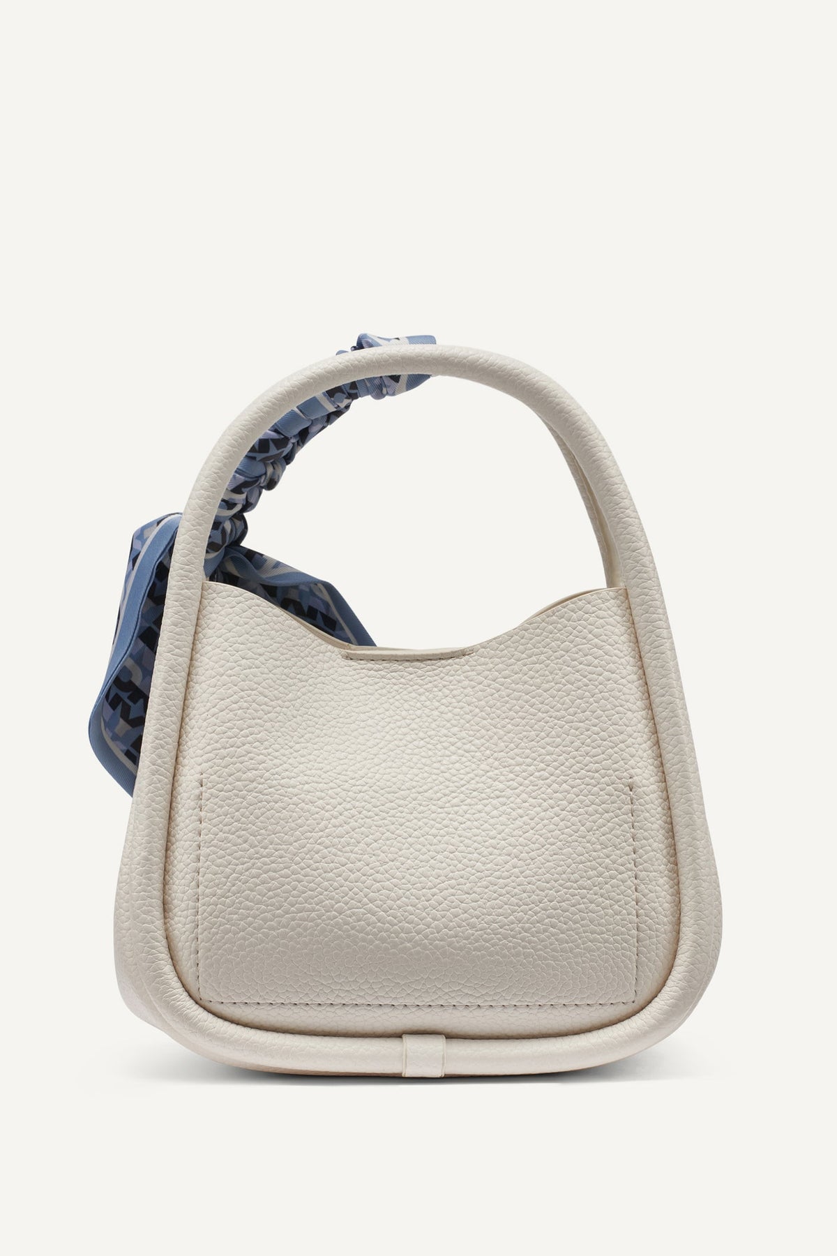 CAPRI MEDIUM HOBO CROSSBODY BAG Marshmallow | DKNY