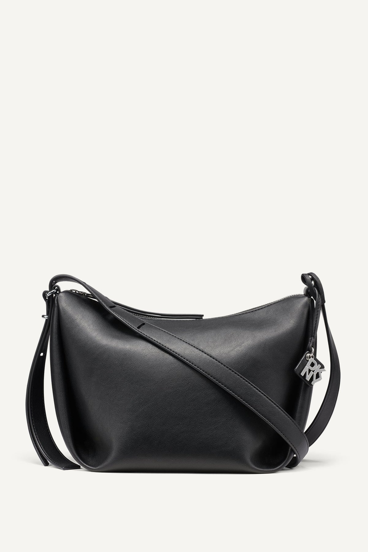 ELICIA CROSSBODY BAG Black/Silver | DKNY