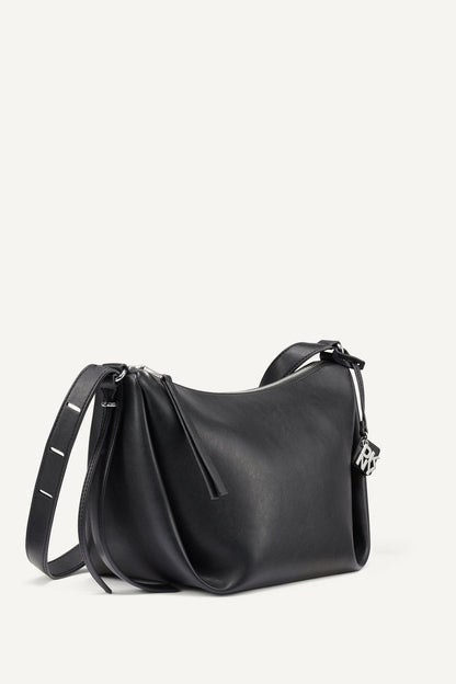 ELICIA CROSSBODY BAG Black/Silver | DKNY