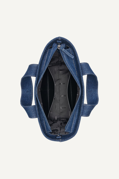 BRADY DENIM SMALL LOGO CROSSBODY BAG Midnight Multi | DKNY