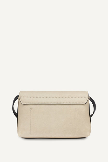 NICOLE LOGO CROSSBODY BAG Natural/Black | DKNY