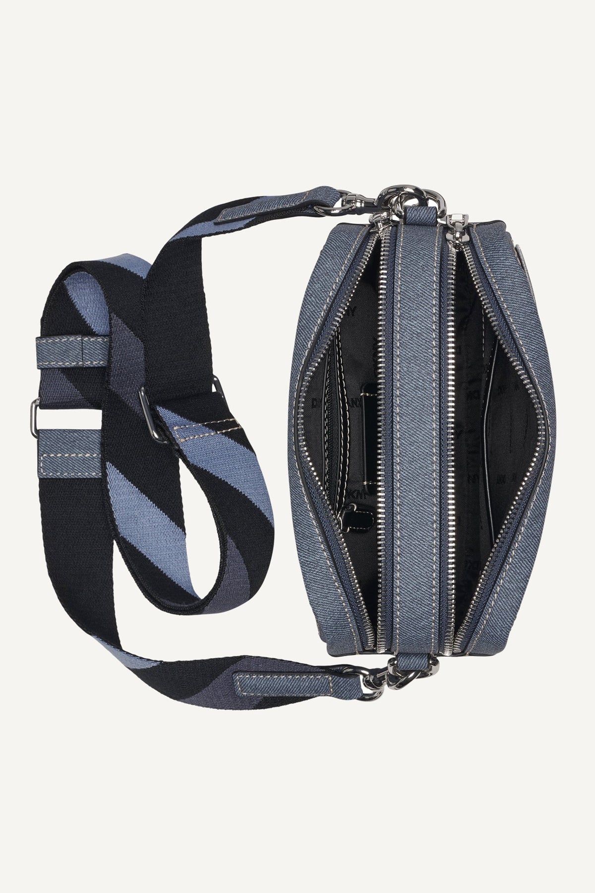 NESSA DENIM CAMERA BAG Denim | DKNY