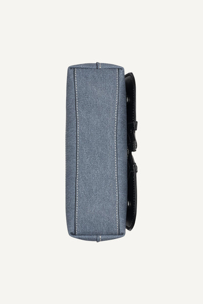 NICOLE DENIM LOGO CROSSBODY BAG Denim | DKNY