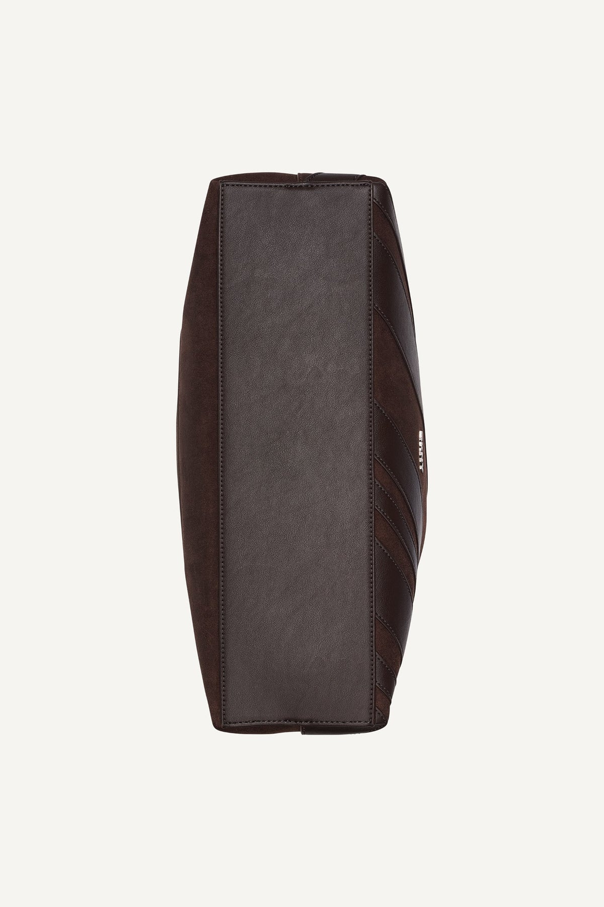 PAULA STRIPE HOBO BAG Coffee Bean | DKNY
