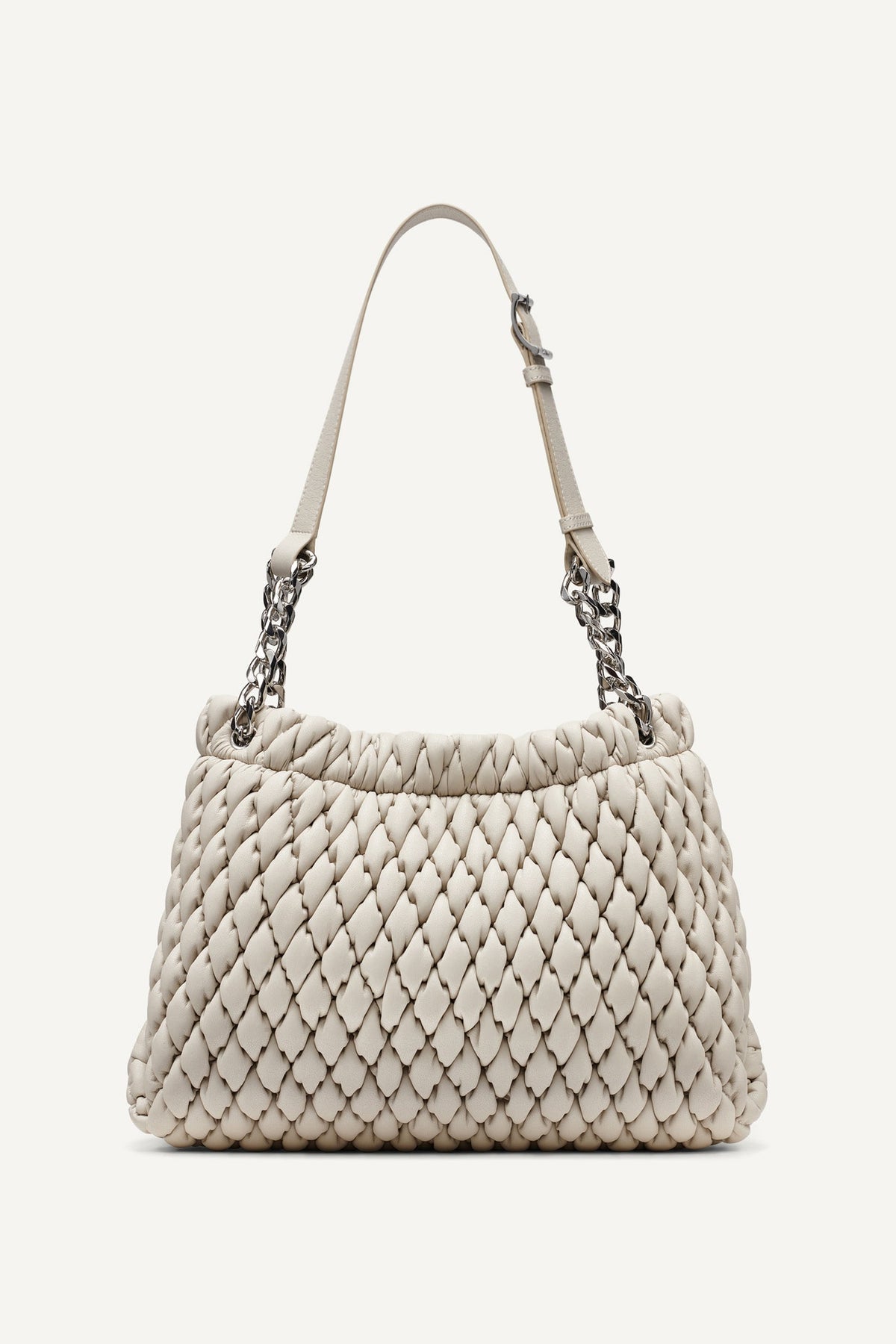 RAYA SHOULDER BAG Black / Gold | DKNY