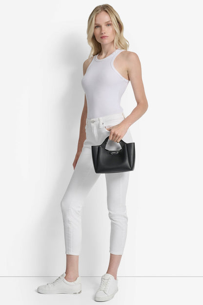 WILLA MINI SATCHEL MINK | DKNY
