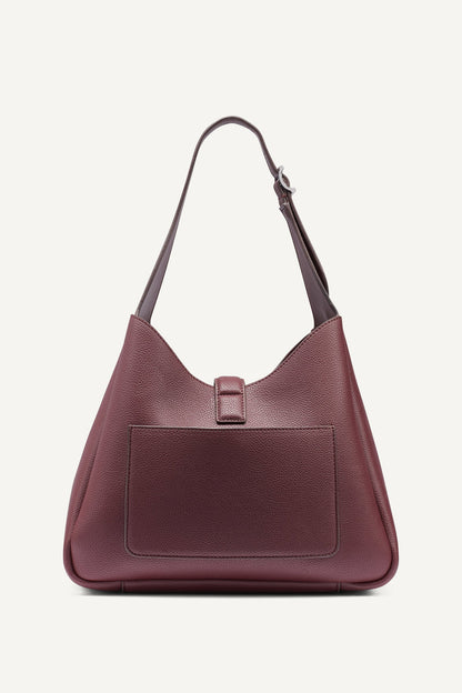 DARIA MEDIUM HOBO BAG Aged Wine | DKNY