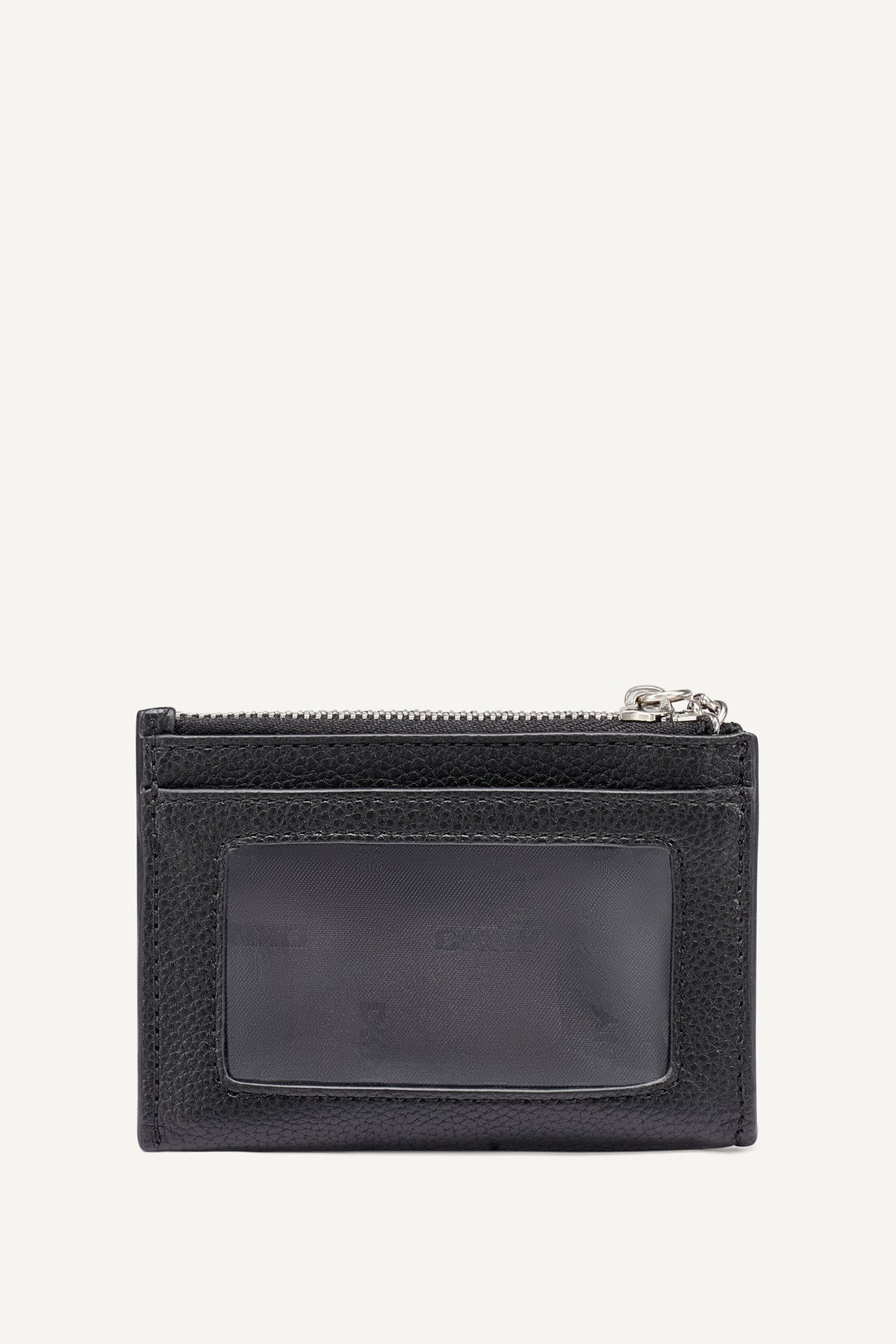 SARAH TOP ZIP CARD HOLDER Marshmallow | DKNY