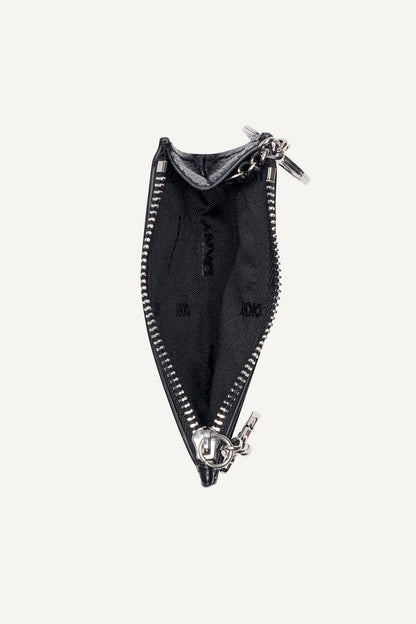 SARAH TOP ZIP CARD HOLDER Marshmallow | DKNY