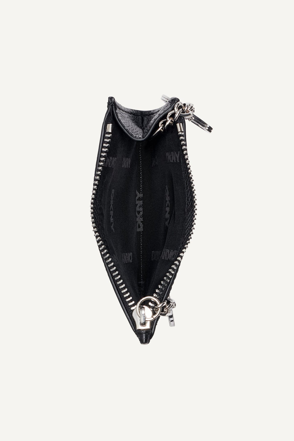 SARAH TOP ZIP CARD HOLDER Chino/Cappuccino | DKNY