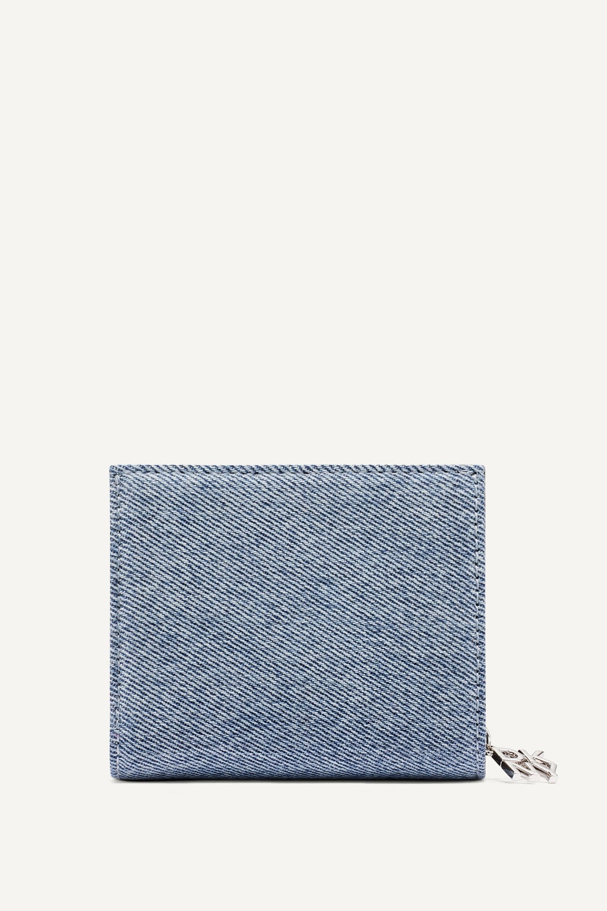 SARAH BIFOLD ZIP WALLET Denim/Black | DKNY